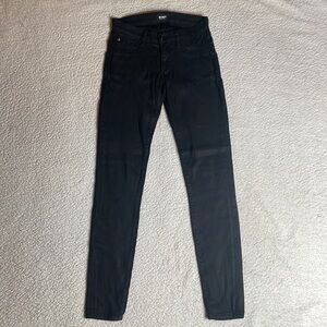 Hudson Black Jeans Stretch Krista Super Skinny Size 25